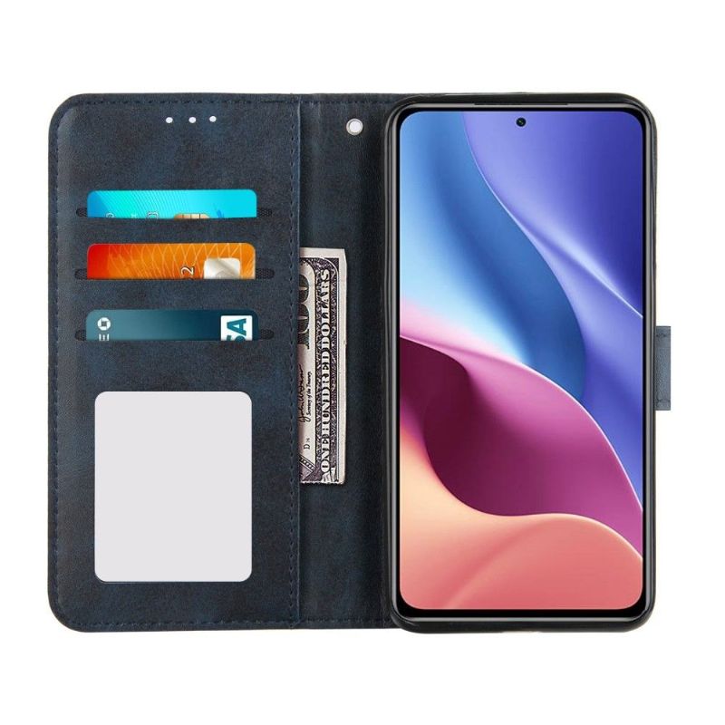 Flipové Pouzdro Na Xiaomi Mi 11i / Poco F3 Efektní Linie Kůže