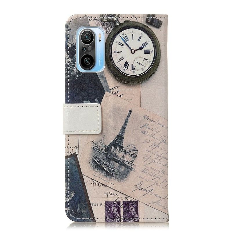 Flipové Pouzdro Na Xiaomi Mi 11i / Poco F3 Eiffelova Věž A Dopis