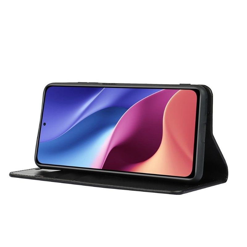 Flipové Pouzdro Na Xiaomi Mi 11i / Poco F3 Funkce Podpory Koženého Držáku Karty