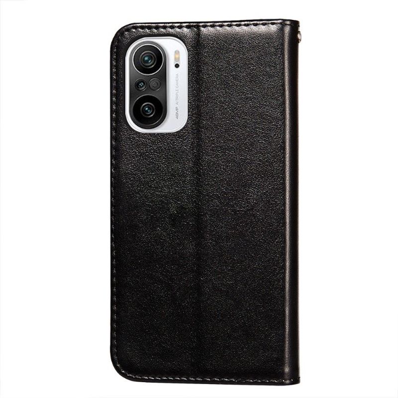 Flipové Pouzdro Na Xiaomi Mi 11i / Poco F3 Kožené Pouzdro Držák Klopové Karty