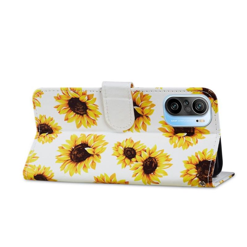 Flipové Pouzdro Na Xiaomi Mi 11i / Poco F3 Květ Slunečnice
