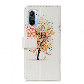 Flipové Pouzdro Na Xiaomi Mi 11i / Poco F3 Květinový Strom