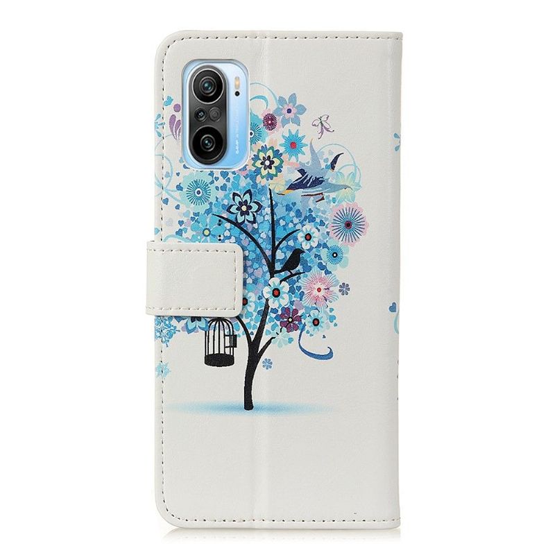 Flipové Pouzdro Na Xiaomi Mi 11i / Poco F3 Modrý Strom