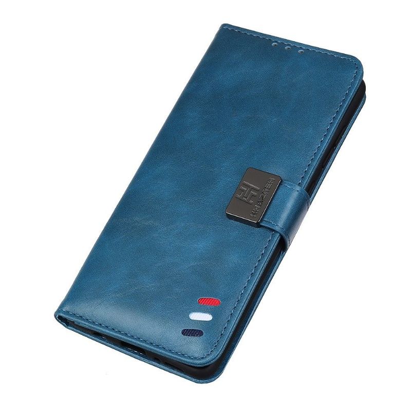 Flipové Pouzdro Na Xiaomi Mi 11i / Poco F3 Vintage Melodie S Koženým Efektem