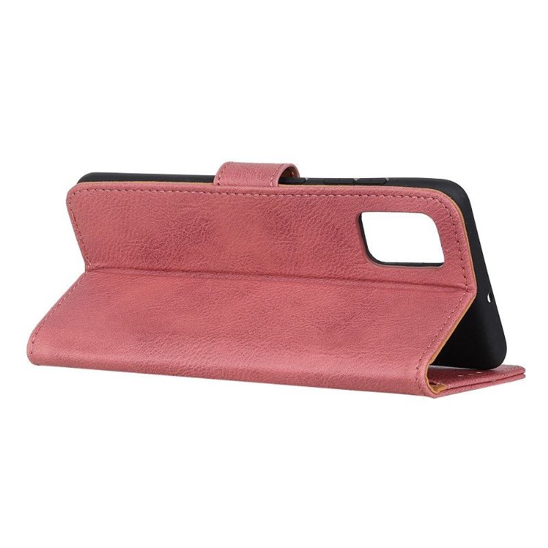 Kožené Pouzdro Na Xiaomi Mi 11i / Poco F3 Držák Karet S Koženými Efekty Khazneh