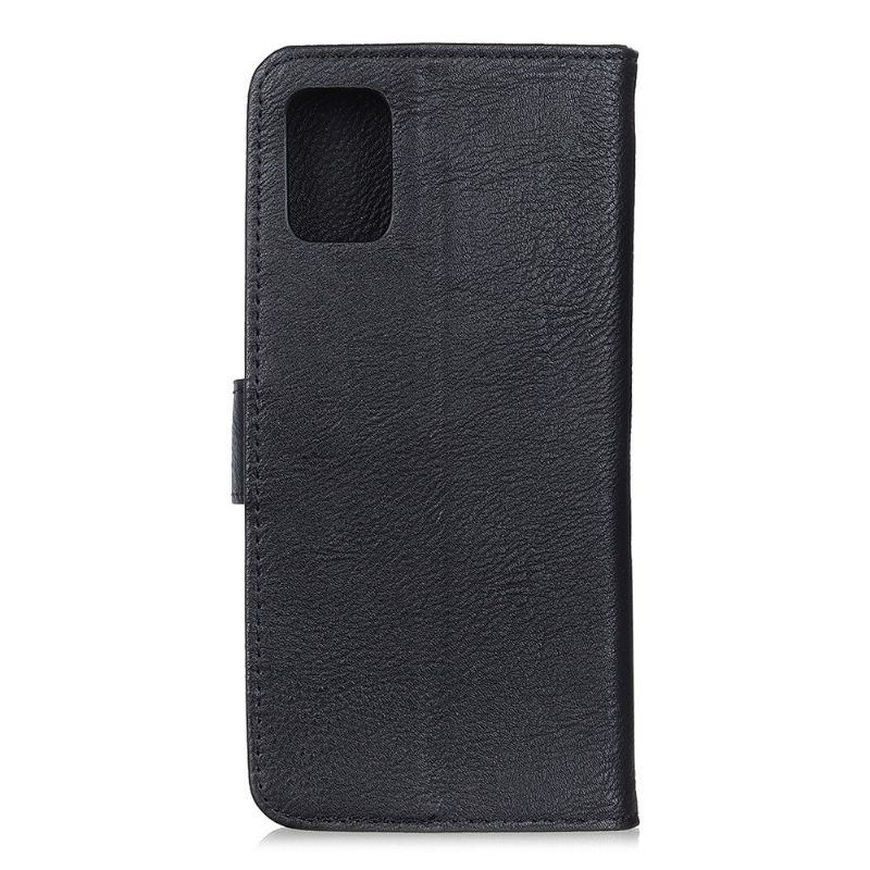Kožené Pouzdro Na Xiaomi Mi 11i / Poco F3 Držák Karet S Koženými Efekty Khazneh