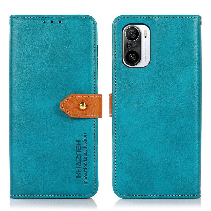 Kožené Pouzdro Na Xiaomi Mi 11i / Poco F3 Khazneh Bicolor Umělá Kůže