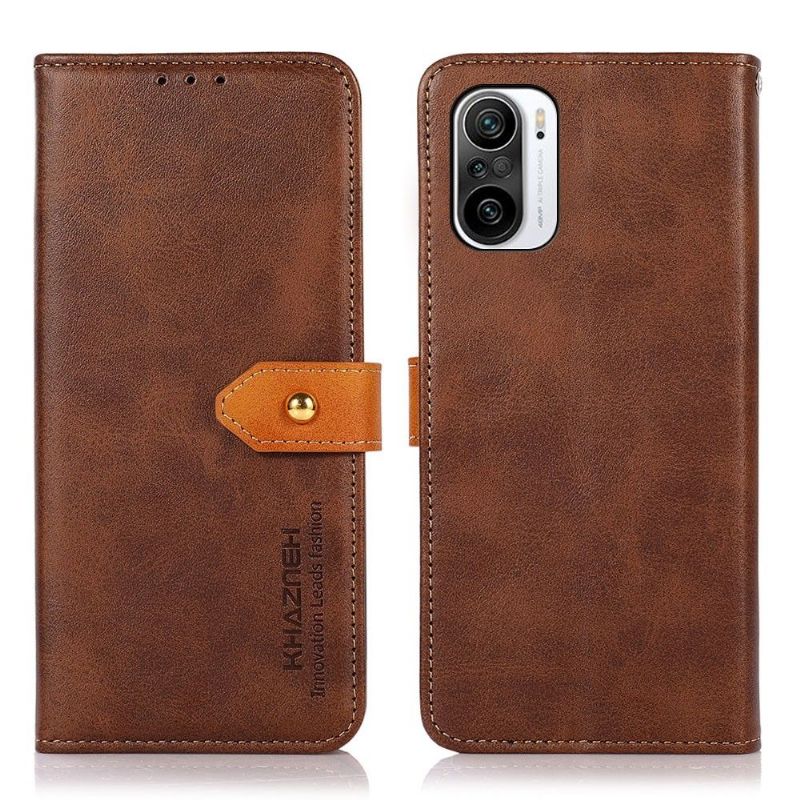Kožené Pouzdro Na Xiaomi Mi 11i / Poco F3 Khazneh Bicolor Umělá Kůže