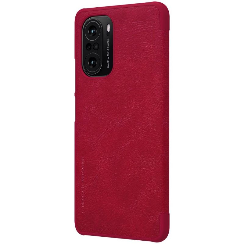 Kožené Pouzdro Na Xiaomi Mi 11i / Poco F3 Kožený Efekt Řady Qin