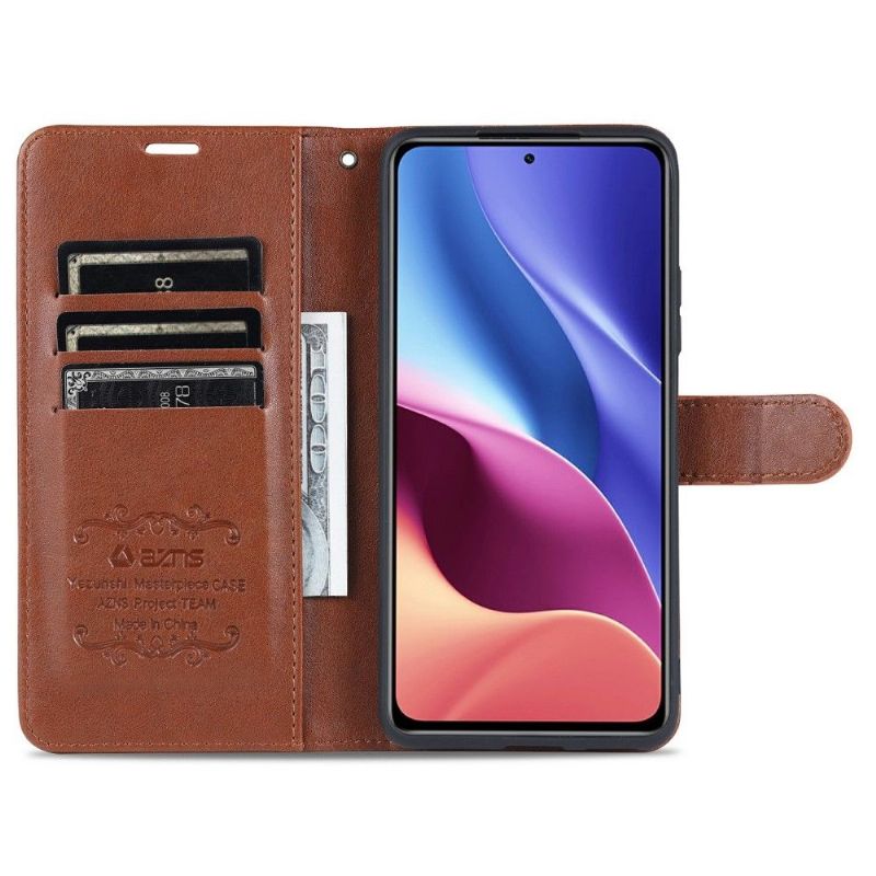 Kožené Pouzdro Na Xiaomi Mi 11i / Poco F3 Umělá Kůže Azns