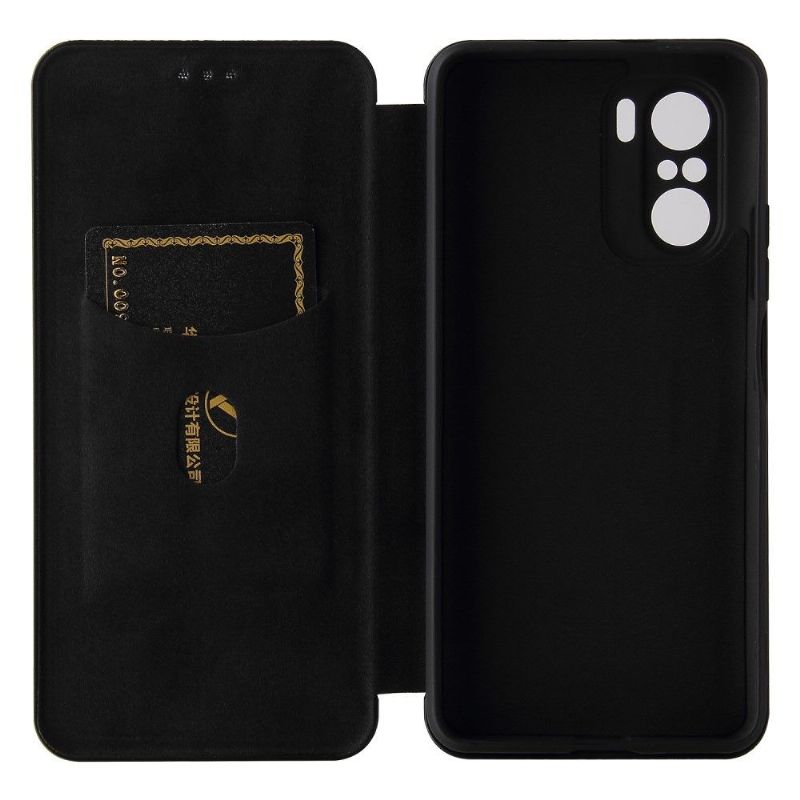Kožené Pouzdro Na Xiaomi Mi 11i / Poco F3 Umělá Kůže Ve Stylu Uhlíkových Vláken