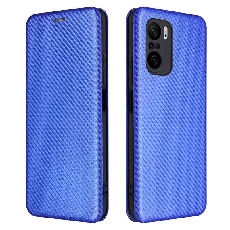 Kožené Pouzdro Na Xiaomi Mi 11i / Poco F3 Umělá Kůže Ve Stylu Uhlíkových Vláken