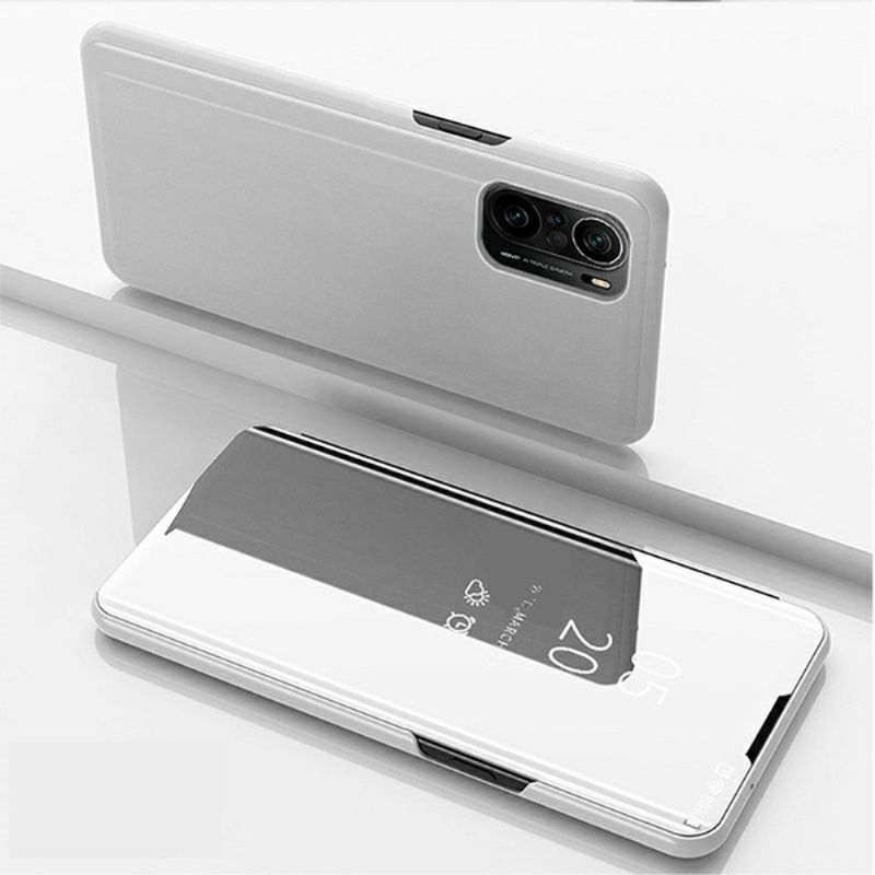 Kryt Na Xiaomi Mi 11i / Poco F3 Flipové Pouzdro Zrcadlový Efekt