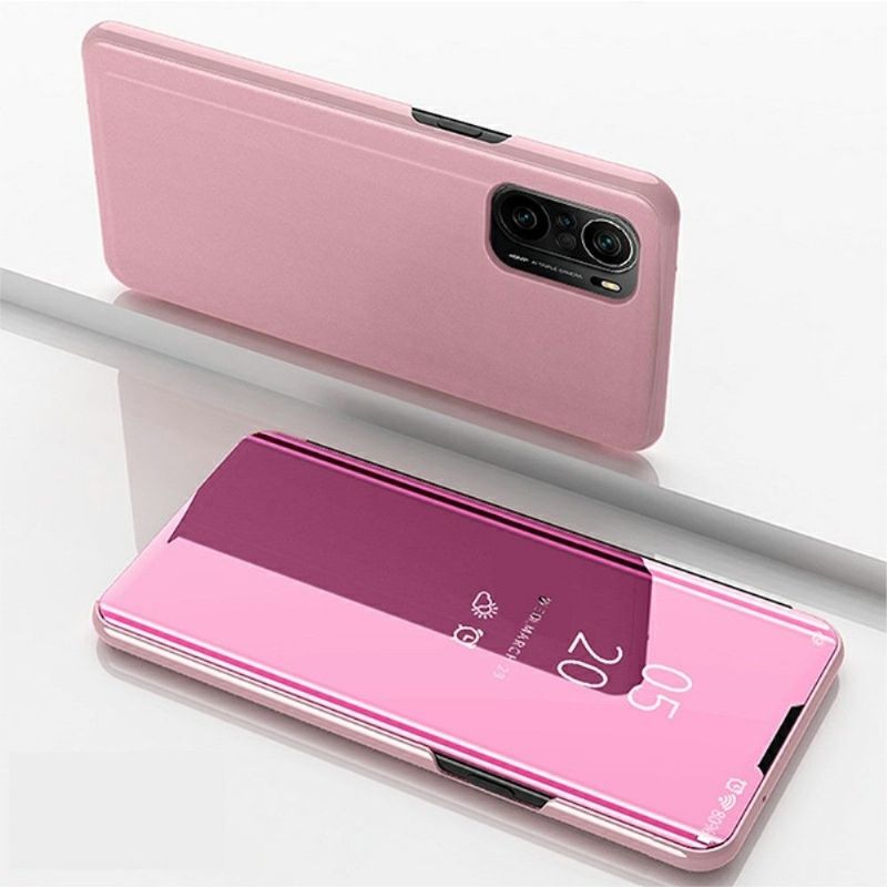 Kryt Na Xiaomi Mi 11i / Poco F3 Flipové Pouzdro Zrcadlový Efekt