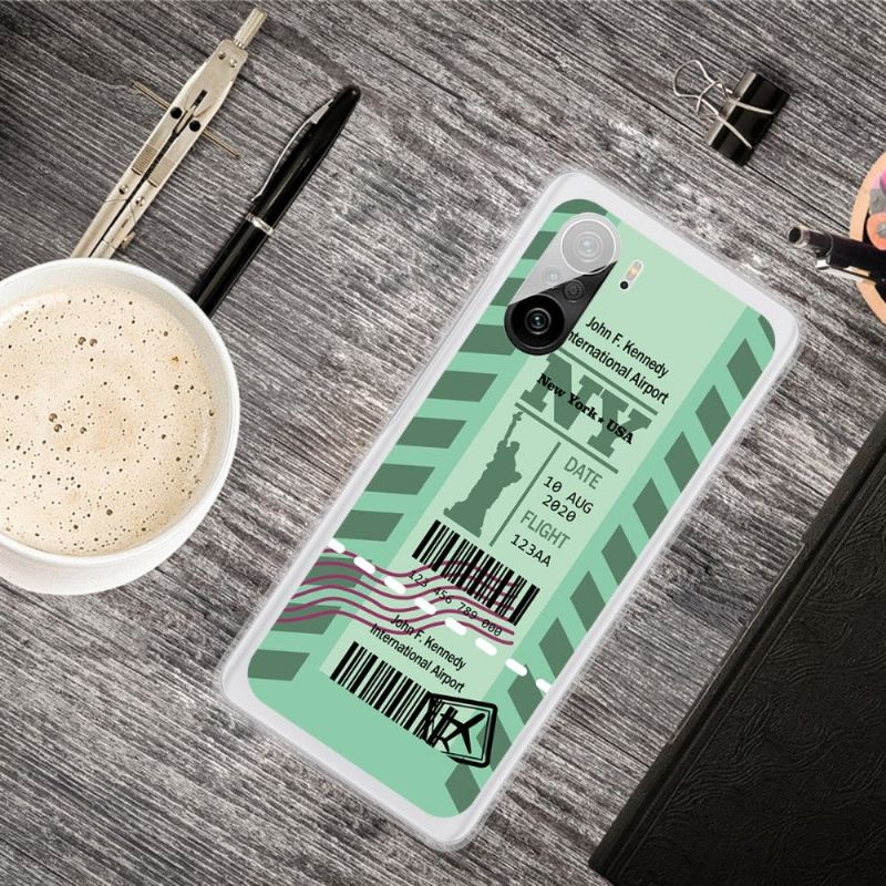 Kryt Na Xiaomi Mi 11i / Poco F3 Palubní Vstupenka 01 New York