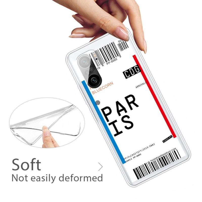 Kryt Na Xiaomi Mi 11i / Poco F3 Palubní Vstupenka 02 Paříž