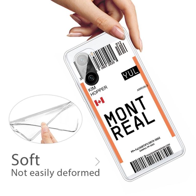 Kryt Na Xiaomi Mi 11i / Poco F3 Palubní Vstupenka 04 Montreal