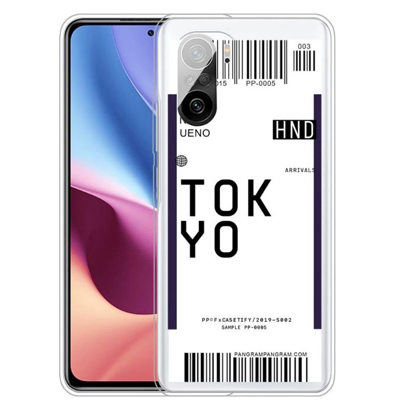 Kryt Na Xiaomi Mi 11i / Poco F3 Palubní Vstupenka 05 Tokio