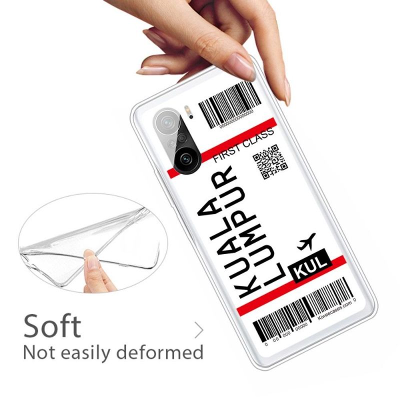 Kryt Na Xiaomi Mi 11i / Poco F3 Palubní Vstupenka 06 Kuala Lumpur