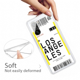 Kryt Na Xiaomi Mi 11i / Poco F3 Palubní Vstupenka 08 Los Angeles