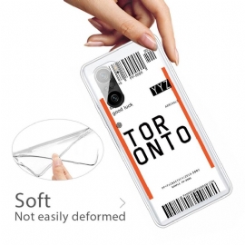 Kryt Na Xiaomi Mi 11i / Poco F3 Palubní Vstupenka 09 Toronto