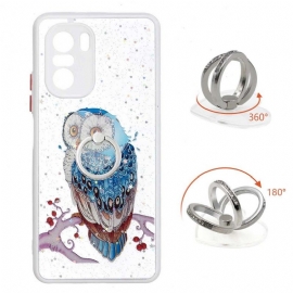 Kryt Na Xiaomi Mi 11i / Poco F3 Posazená Sova S Prstenem