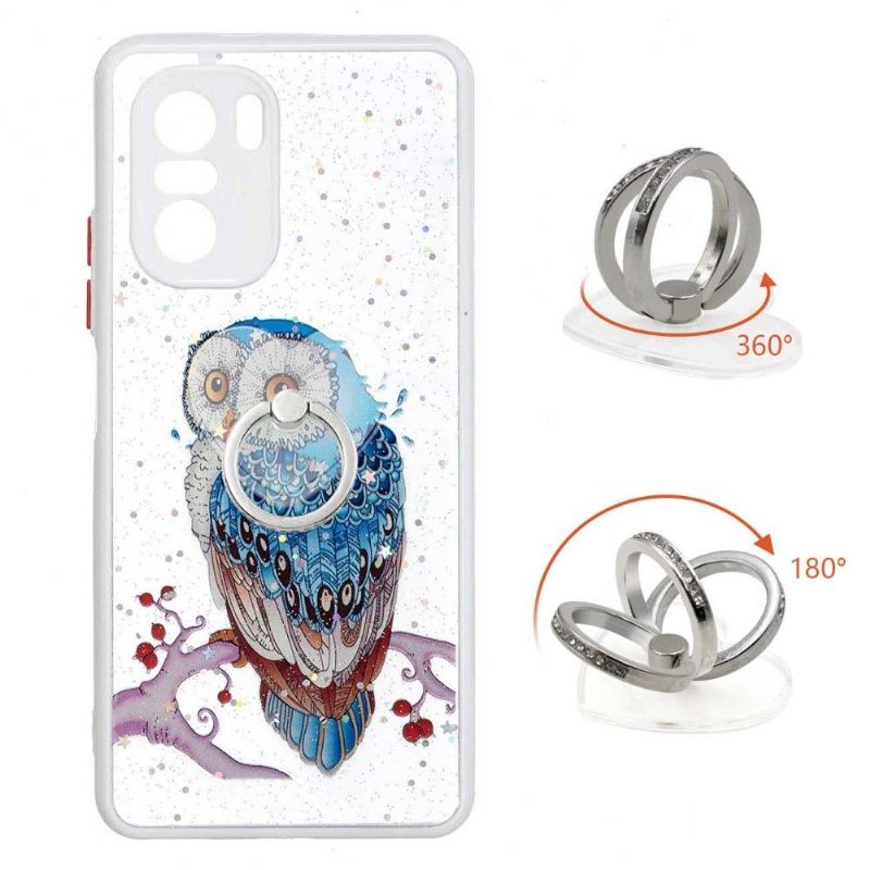 Kryt Na Xiaomi Mi 11i / Poco F3 Posazená Sova S Prstenem