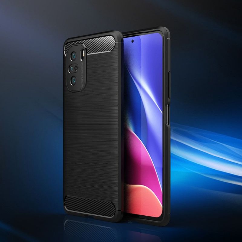 Kryt Na Xiaomi Mi 11i / Poco F3 Silikonový Kartáčovaný Efekt