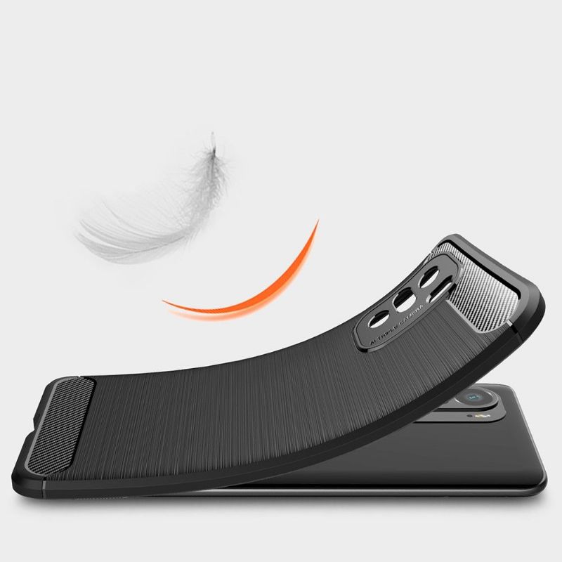 Kryt Na Xiaomi Mi 11i / Poco F3 Silikonový Kartáčovaný Efekt