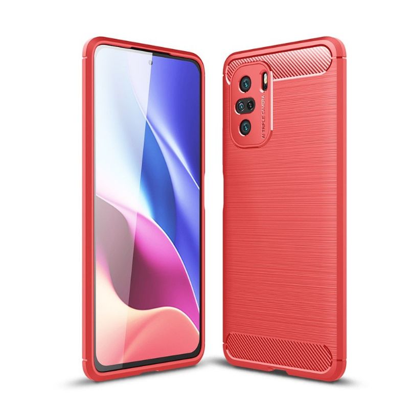 Kryt Na Xiaomi Mi 11i / Poco F3 Silikonový Kartáčovaný Efekt