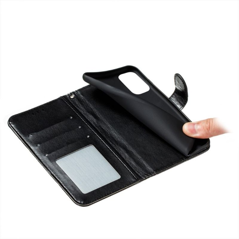 Pouzdra Na Xiaomi Mi 11i / Poco F3 Flipové Pouzdro Květinová Mandala S Popruhem