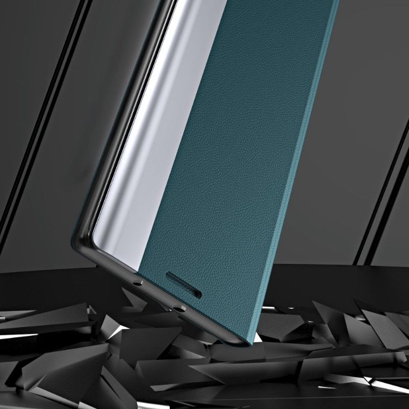 Pouzdra Na Xiaomi Mi 11i / Poco F3 Obchodní Magnet S Koženým Efektem