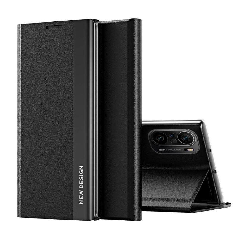 Pouzdra Na Xiaomi Mi 11i / Poco F3 Obchodní Magnet S Koženým Efektem