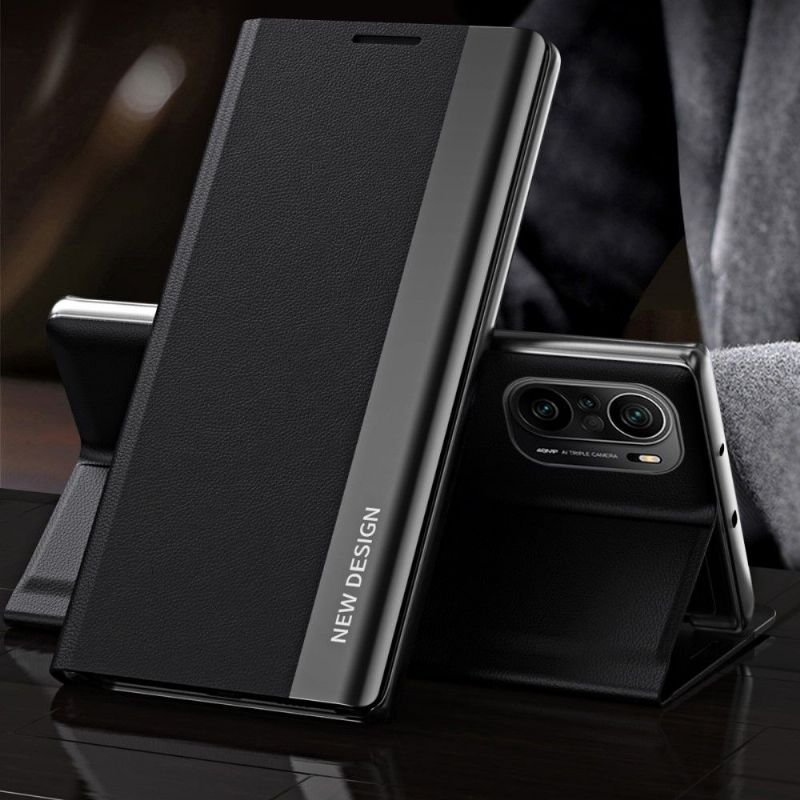 Pouzdra Na Xiaomi Mi 11i / Poco F3 Obchodní Magnet S Koženým Efektem