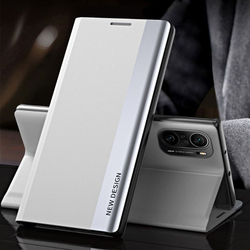 Pouzdra Na Xiaomi Mi 11i / Poco F3 Obchodní Magnet S Koženým Efektem