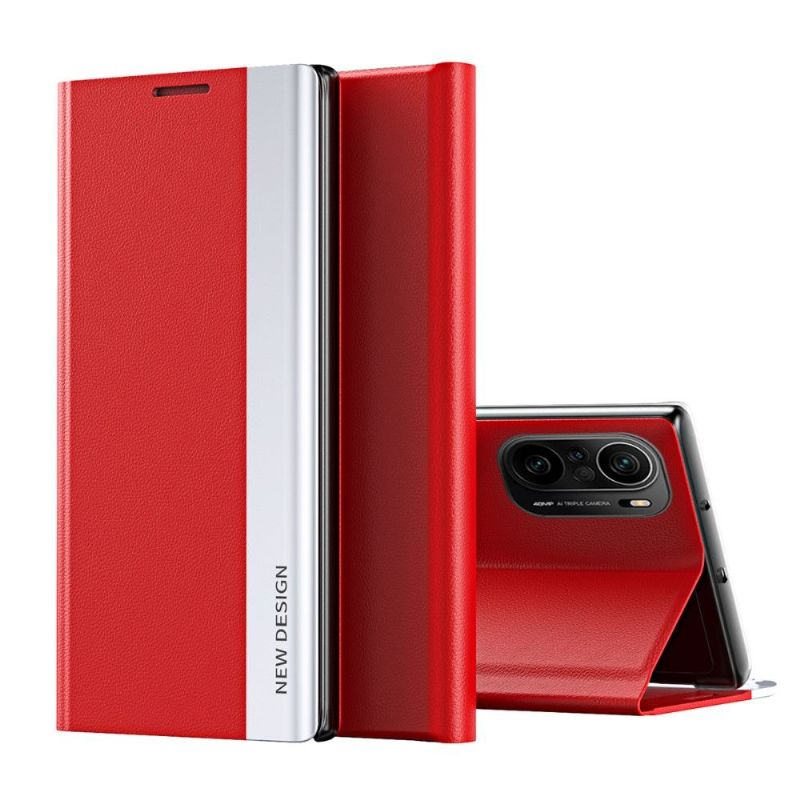 Pouzdra Na Xiaomi Mi 11i / Poco F3 Obchodní Magnet S Koženým Efektem