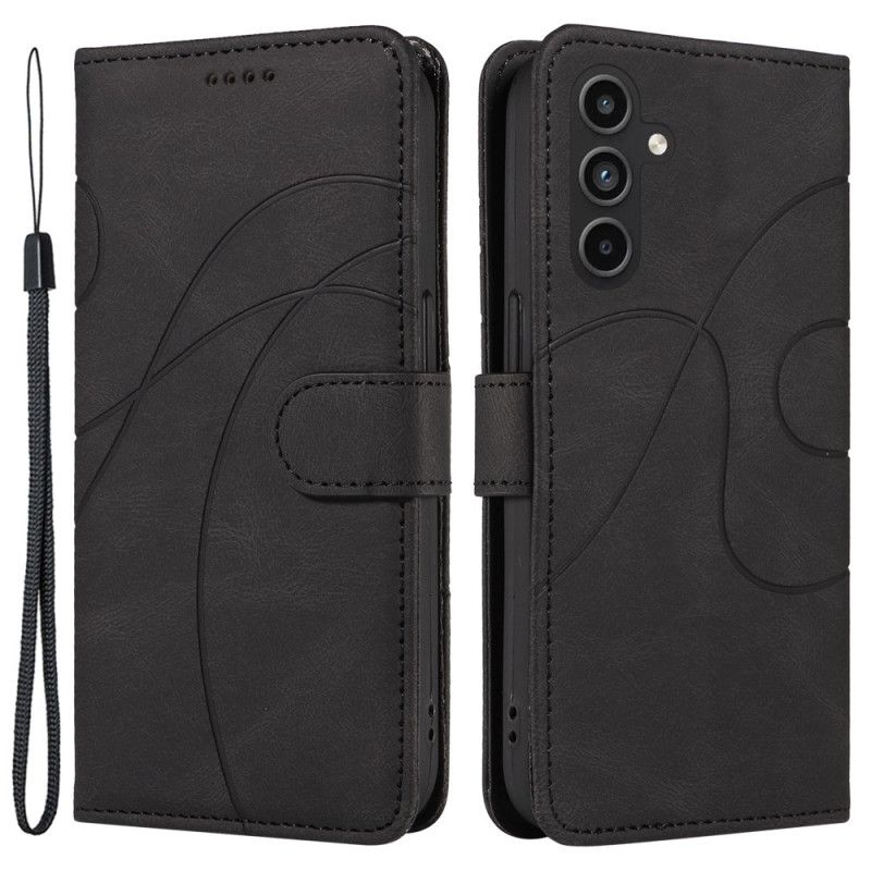 Kožený Kryt Samsung Galaxy A15 5g Vlnovky