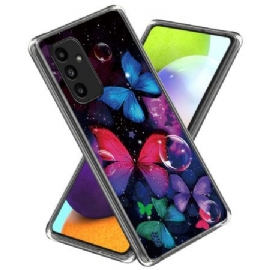 Kryt Samsung Galaxy A15 5g Barevní Motýli