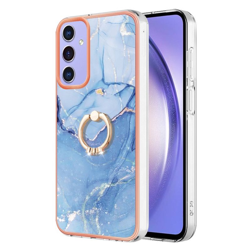 Kryt Samsung Galaxy A15 5g Kryty Na Mobil Podpěrný Kroužek Pro Mramorový Efekt