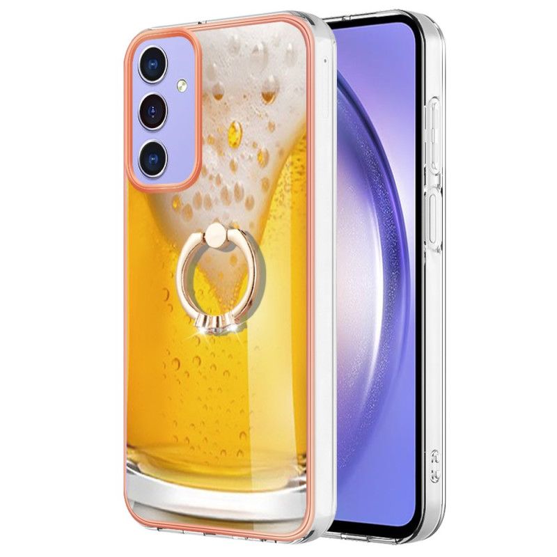 Kryt Samsung Galaxy A15 5g Kryty Na Mobil Zábavný Vzor Držáku Prstenu
