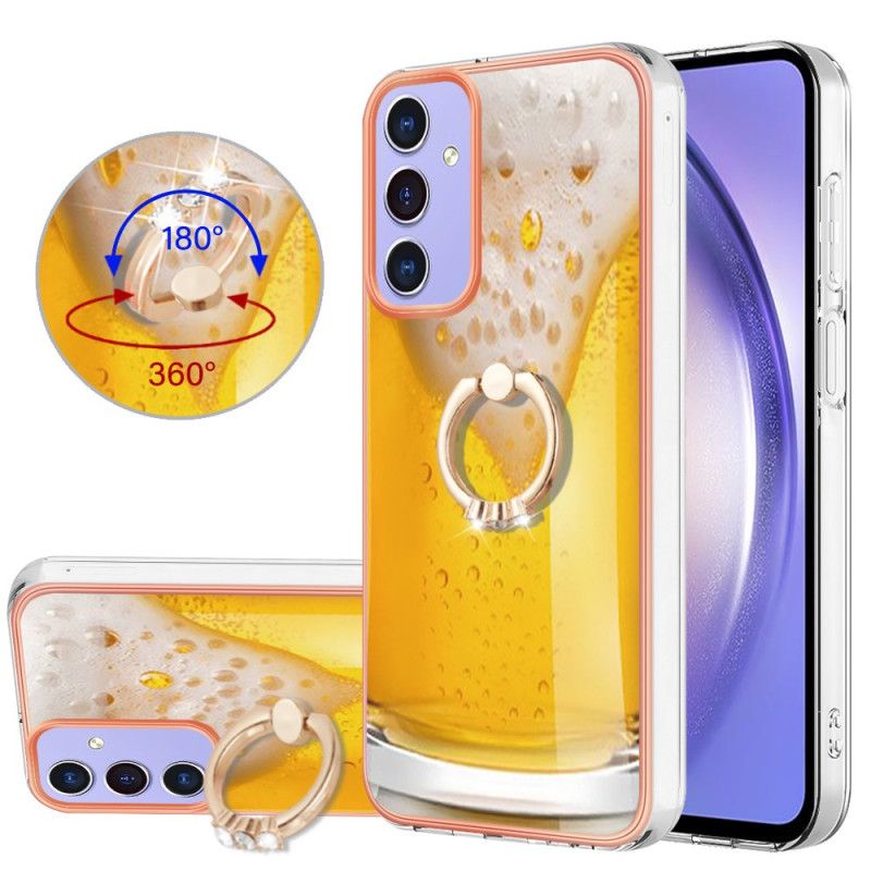 Kryt Samsung Galaxy A15 5g Kryty Na Mobil Zábavný Vzor Držáku Prstenu