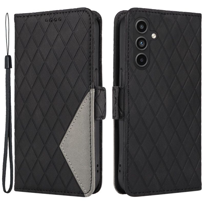 Peněženková Pouzdra Samsung Galaxy A15 5g Kryty Na Mobil Dvojitá Diamantová Spona