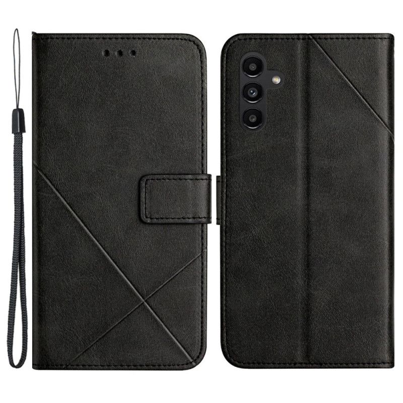 Peněženková Pouzdra Samsung Galaxy A15 5g Kryty Na Mobil Plain S Popružními Linkami