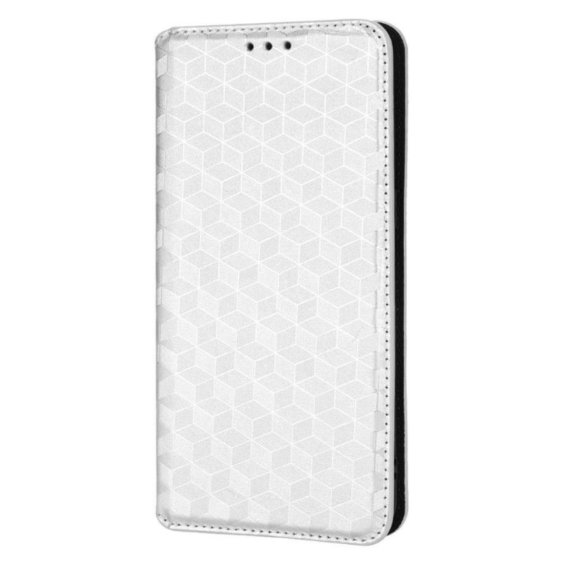 Flipové Pouzdro Na Oppo Find X5 Kožené Pouzdro Návrh Geometrie