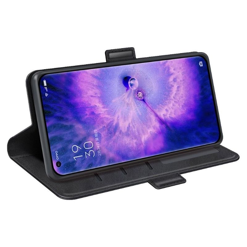 Kožené Pouzdro Folio Na Oppo Find X5 Peněženkové Pouzdro Matný Potah Z Umělé Kůže