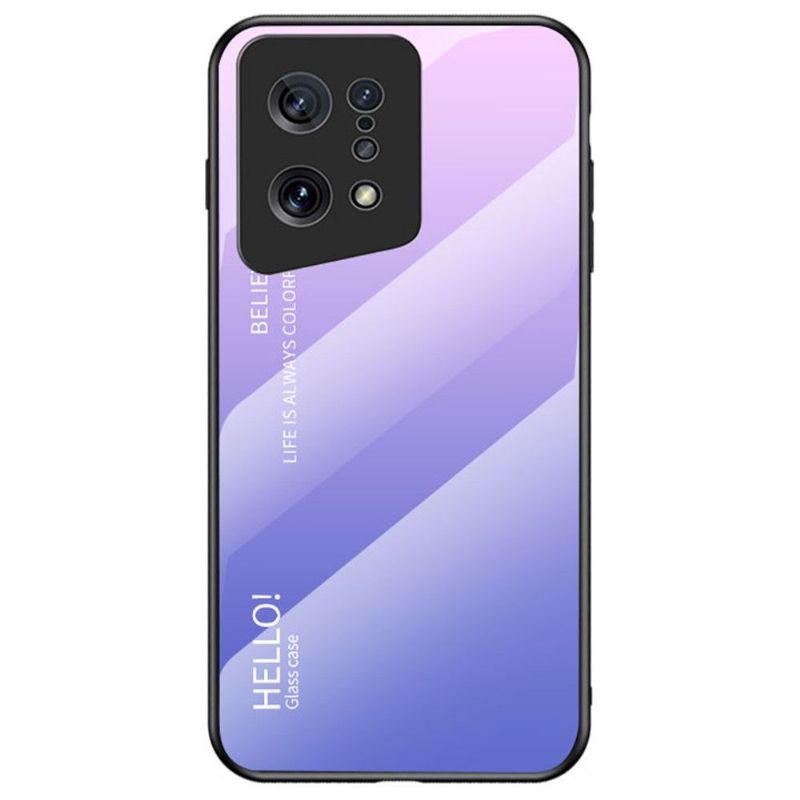 Kryt Na Oppo Find X5 Barevný Přechod