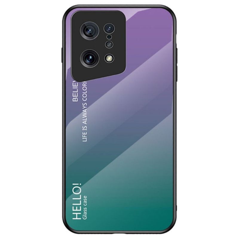 Kryt Na Oppo Find X5 Barevný Přechod