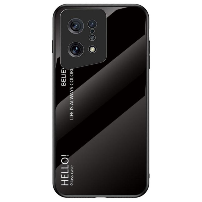 Kryt Na Oppo Find X5 Barevný Přechod