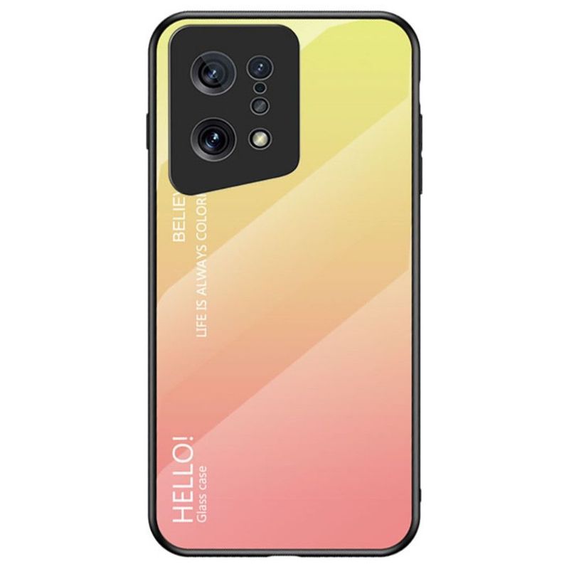 Kryt Na Oppo Find X5 Barevný Přechod