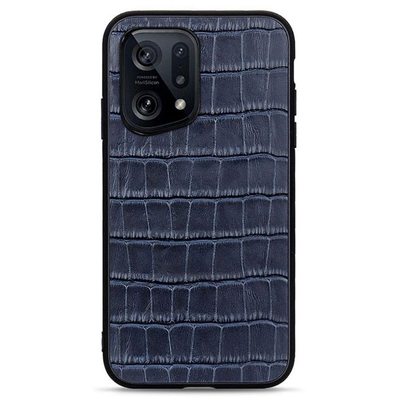 Kryt Na Oppo Find X5 Elegantní Vzhled Croco Skin